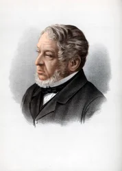 Nathan Rothschild, 1er baron Rothschild, banquier et homme politique britannique, vers 1890