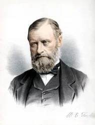 William Edward Forster, homme politique libéral britannique, vers 1890