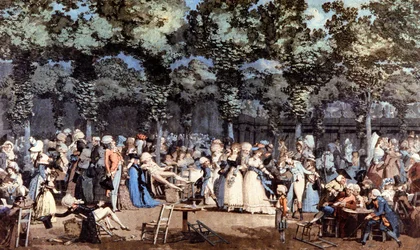 Fête au Palais Royal, Paris