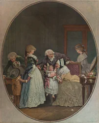 Les Bouquets, ou La Fête de la Grand-Maman, 1788, 1913