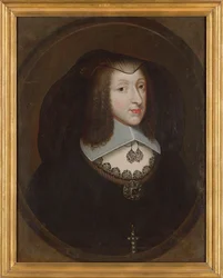 Christine Marie de France, Duchesse de Savoie en robe de veuve, vers 1640