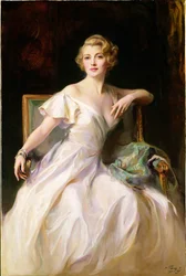 La robe blanche - un portrait de Joan Clarkson