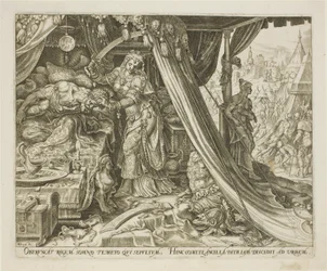 Judith décapitant Holopherne, planche six de L