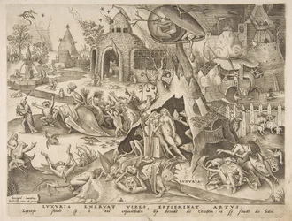 Luxure des Sept Péchés Capitaux, 1558