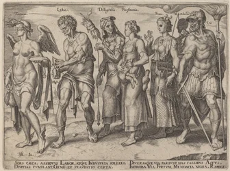 Fortuna, Labor, Diligantia, Parsimonia, Fraus (Façons honnêtes et malhonnêtes de devenir riche)