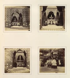 [Alhambra et Cour des Lions, Vue dans le transept sud], ca. 1859