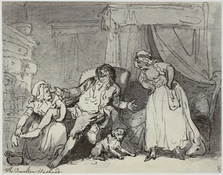 Thomas Rowlandson, Le Mari Ivre