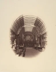 Vue dans le hall central, Exposition des trésors d