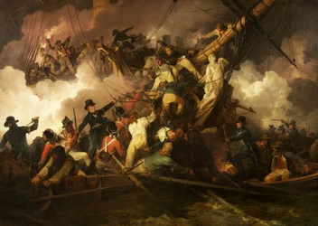 La Capture de la corvette française 