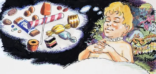 Sweet Dreams, illustration tirée de "The Water Babies" de Charles Kingsley