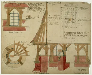 Plans pour la Red House, Bexley Heath