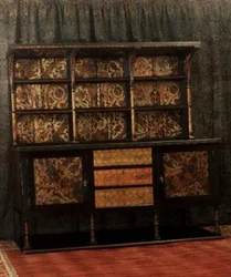 Buffet avec panneaux décoratifs, vers 1892