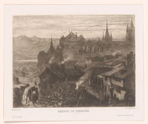 Vue de Fribourg