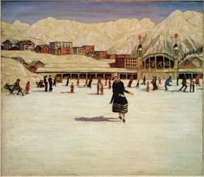 Patinoire à Davos