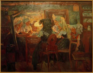À la lumière de la lampe