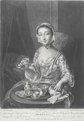 Matin, gravé par Richard Houston, 1758