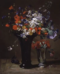 Nature morte. Peinture de Philippe Rousseau (1816-1887) Collection privee.
