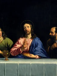 La Cène dite “La petite cène” (détail)