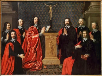 Le prevot des marchands et les echevins de Paris - Le maître de la corporation des marchands et des jurés de Paris ...