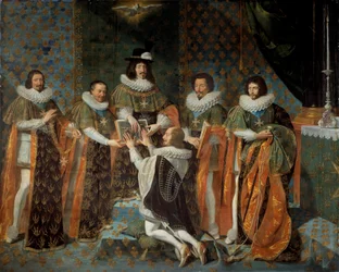 Réception par Louis XIII de Henri II d
