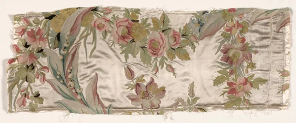 Fragment de couverture, vers 1760-1770