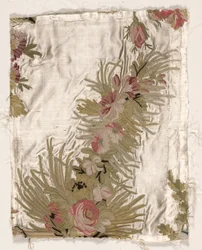 Fragment de couverture, vers 1760-1770