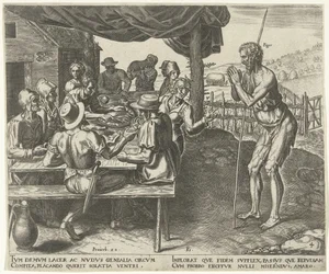 Le paresseux ne peut pas manger après la récolte