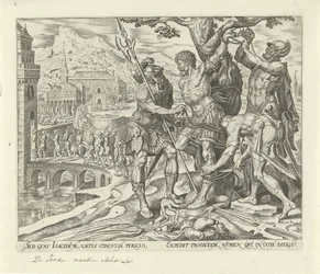 Les Israélites libèrent Achior (Geschiedenis van Judit en Holofernes)