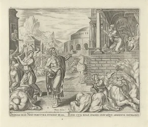 Jonas prédit la chute de Ninive (Geschiedenis van Jona)