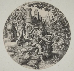 Samson déchirant le lion