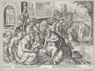 Saint Paul parlant aux femmes de Philippes