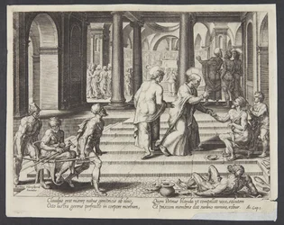Saint Pierre guérissant le boiteux à la belle porte