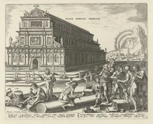 Temple de Diane à Éphèse (De acht wereldwonderen)