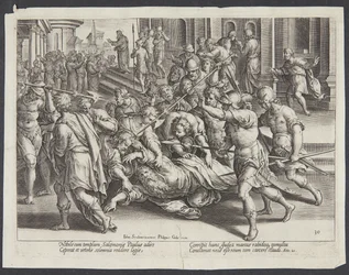 Le chef capitaine empêchant les juifs de tuer Paul