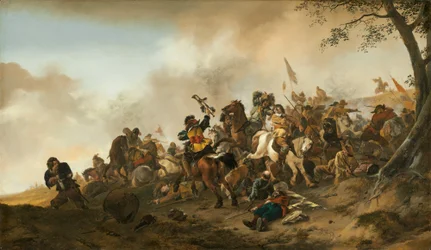 Scène de bataille