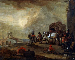 Voyageurs en route, 17e siècle