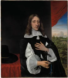 Portrait du professeur Franciscus Van Schooten, 1656