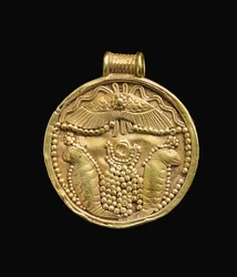 Pendentif carthaginois, vers 7ème - 6ème siècle av. J.-C.
