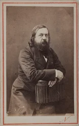Portrait du poète Théophile Gautier 1811-1872, 1872