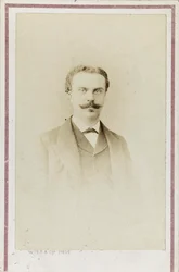 Portrait de Guy de Maupassant, vers 1880