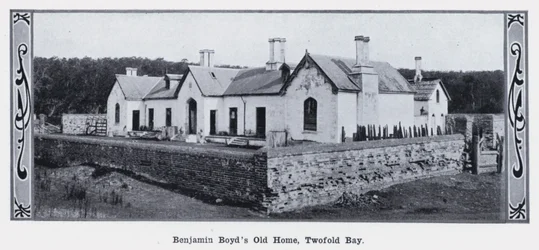 Ancienne maison de Benjamin Boyd, Twofold Bay