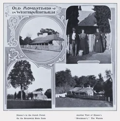 Anciennes fermes en Australie-Occidentale