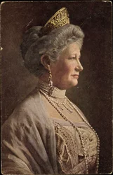 Artiste Ak Impératrice Auguste Victoria, Portrait, Couronne, Bijoux