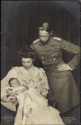 Duchesse Cécilie avec Guillaume de Prusse, enfant