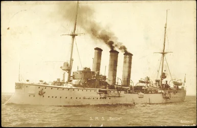 Photo de navires de guerre Allemagne, S. M. S. Berlin