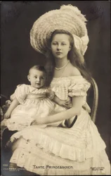 Reine Viktoria Luise en tant que tante des princesses