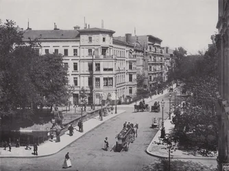 Pont Von der Heydt et rue Bendler