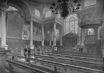 Église Saint-Étienne, Walbrook, City of London, vers 1890-1911