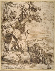 Saint Jérôme lisant dans le désert, d