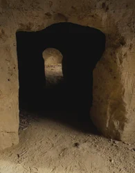 Labyrinthe de Porsenna, réseau étrusque de passages souterrains, Chiusi, Toscane, Italie